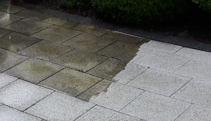 Terrassen Reinigung - Terrasse reinigen - Steinreinigung