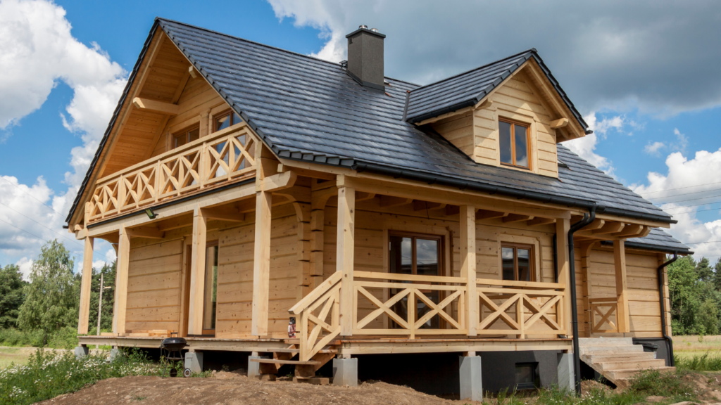 Fassadenreinigung für Holz Fassaden