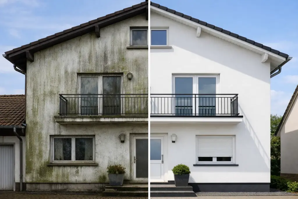 Professionelle Fassadenreinigung